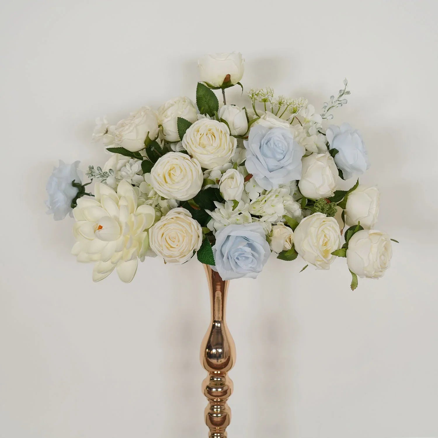 Uflower White Rose Wedding Table Centerpiece Flower Arrangement MD80041-01 - Uflower