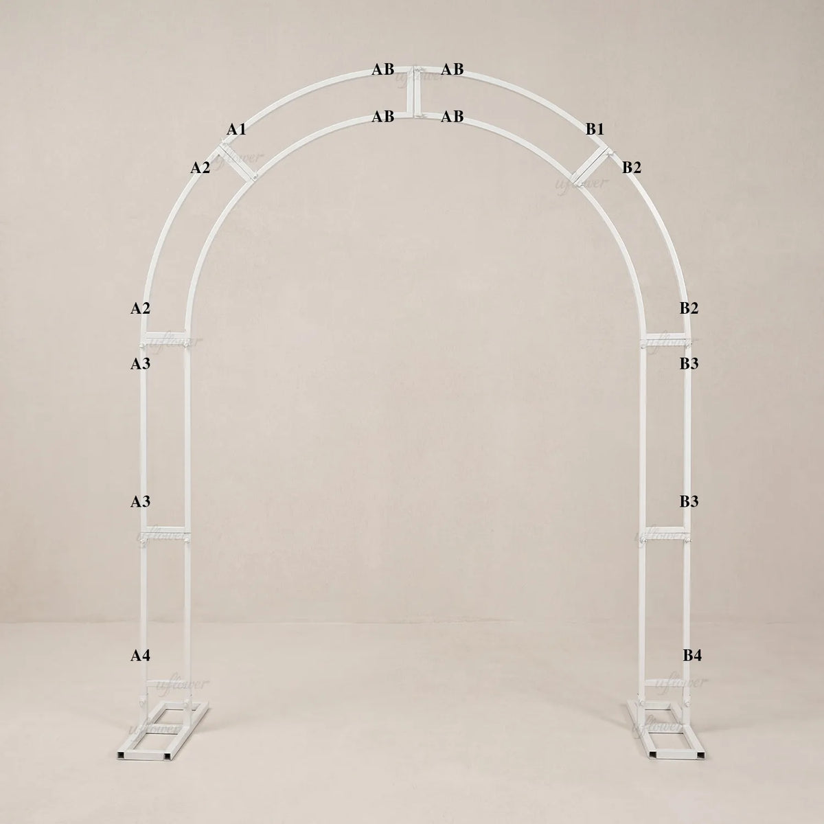 Support d'arche Uflower pour toile de fond de mariage, accessoires de décoration florale pour événements MSD80022