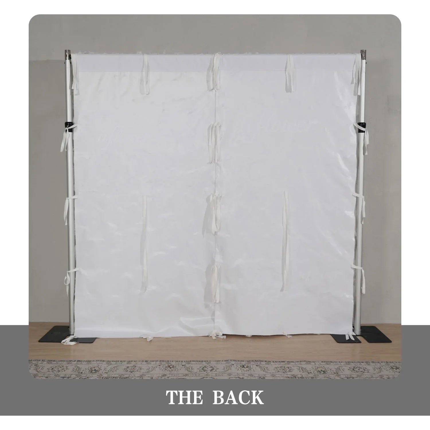 Uflower Artificial White 5D Flower Wall Wedding Backdrop Deco Birthday Party SET80140 - Uflower