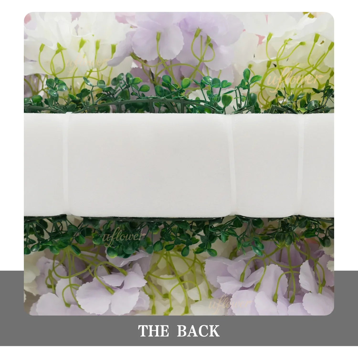 Uflower Purple Pink Floral Arrangement Wedding Arch Backdrop Party Flower Row Decor SET80197 - Uflower