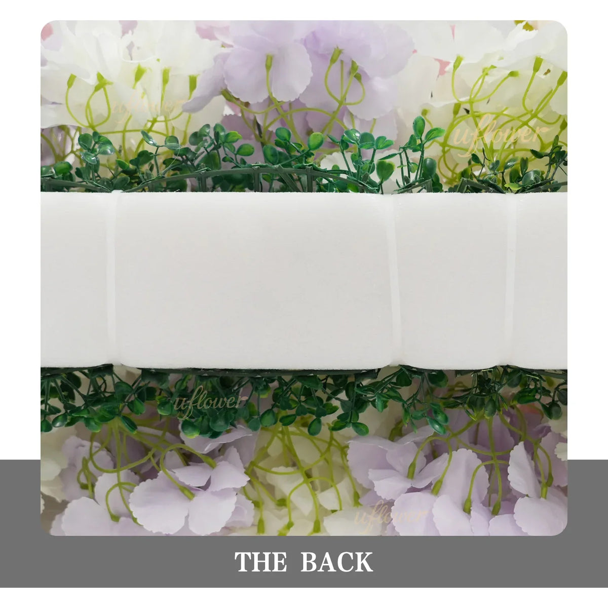 Uflower Purple Pink Floral Arrangement Wedding Arch Backdrop Party Flower Row Decor SET80197 - Uflower