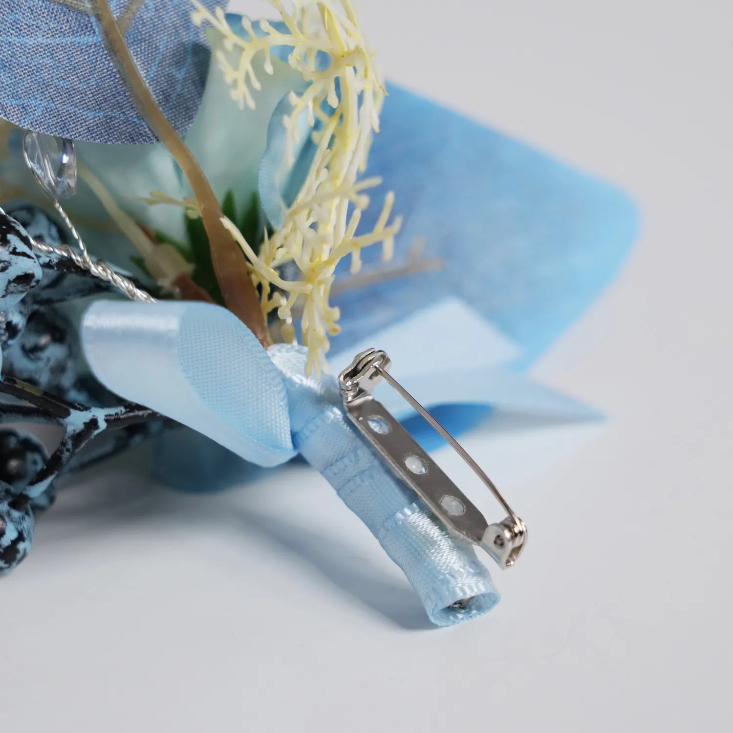 Uflower Boutonnieres in Dusty Blue MG80007-03*6