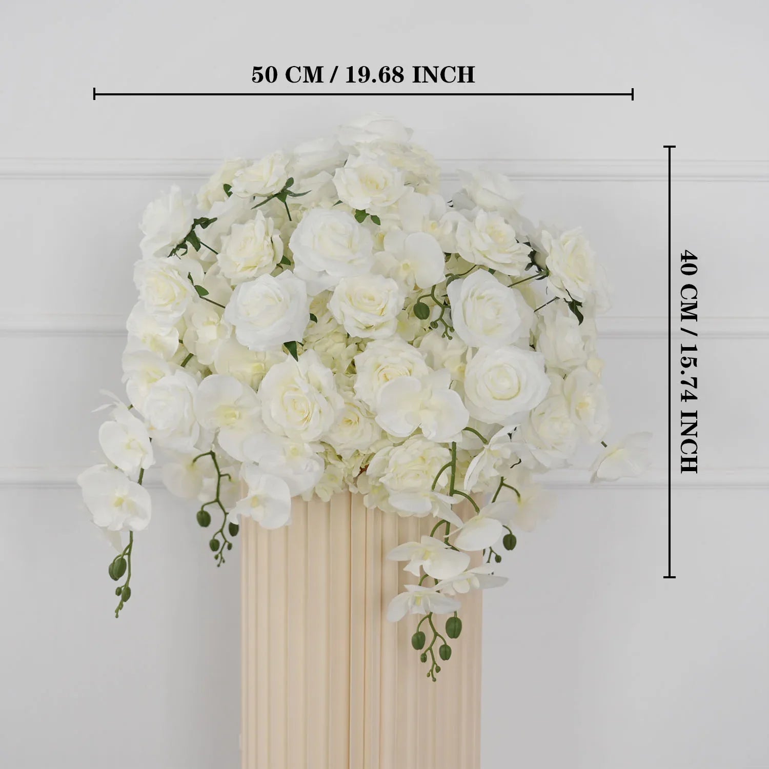 Uflower 50cm Wedding Table Centerpieces Flower Ball MB80052-01 - Uflower