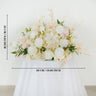 Uflower Artificial White Pink Wedding KT Backdrop Flower Row Decor SET80091 - Uflower