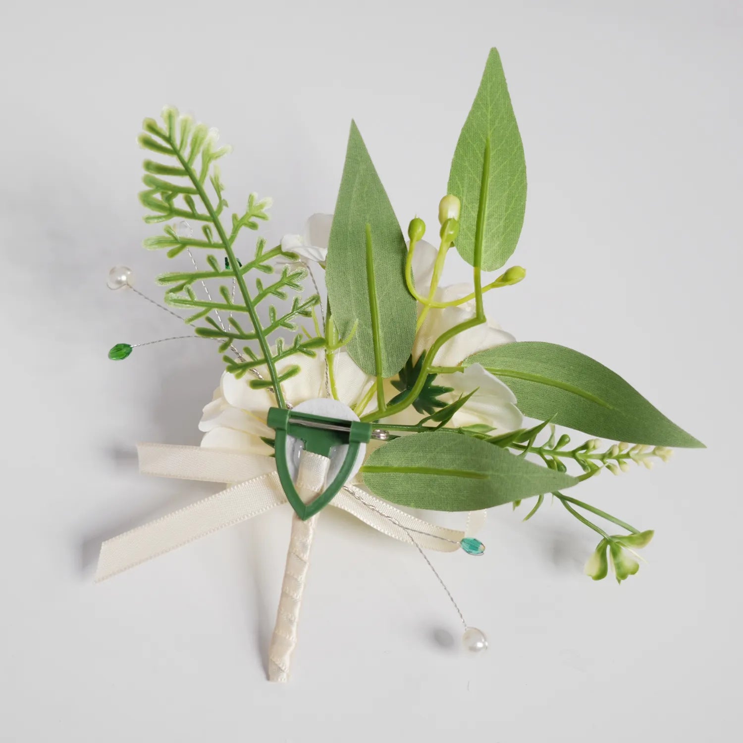 Uflower Boutonnieres in Ivory MG80005-03*6