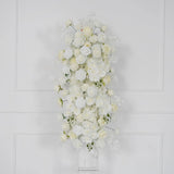 Uflower Artificial White Wedding KT Backdrop Flower Row Decor SET80129 - Uflower