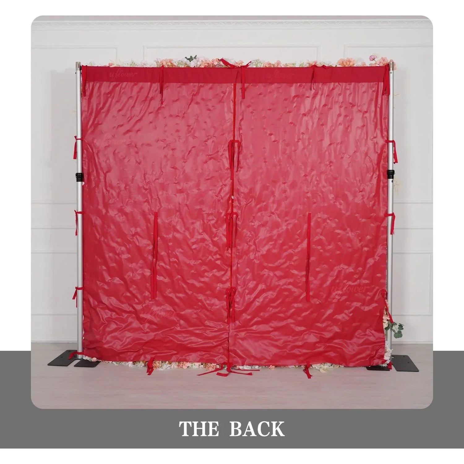 Uflower Champagne Khaki 5D Flower Wall Wedding Party Proposal Decor SET80175 - Uflower