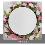 Artificial Pink Rose Flower Arrangement Wedding Backdrop Decor Props SET80142 - Uflower