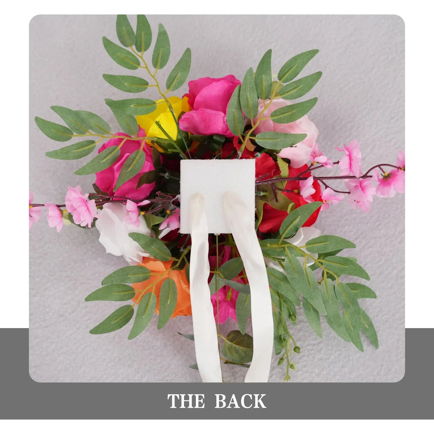 Uflower Colorful Artificial Wedding KT Backdrop Flower Row Decor SET80115 - Uflower