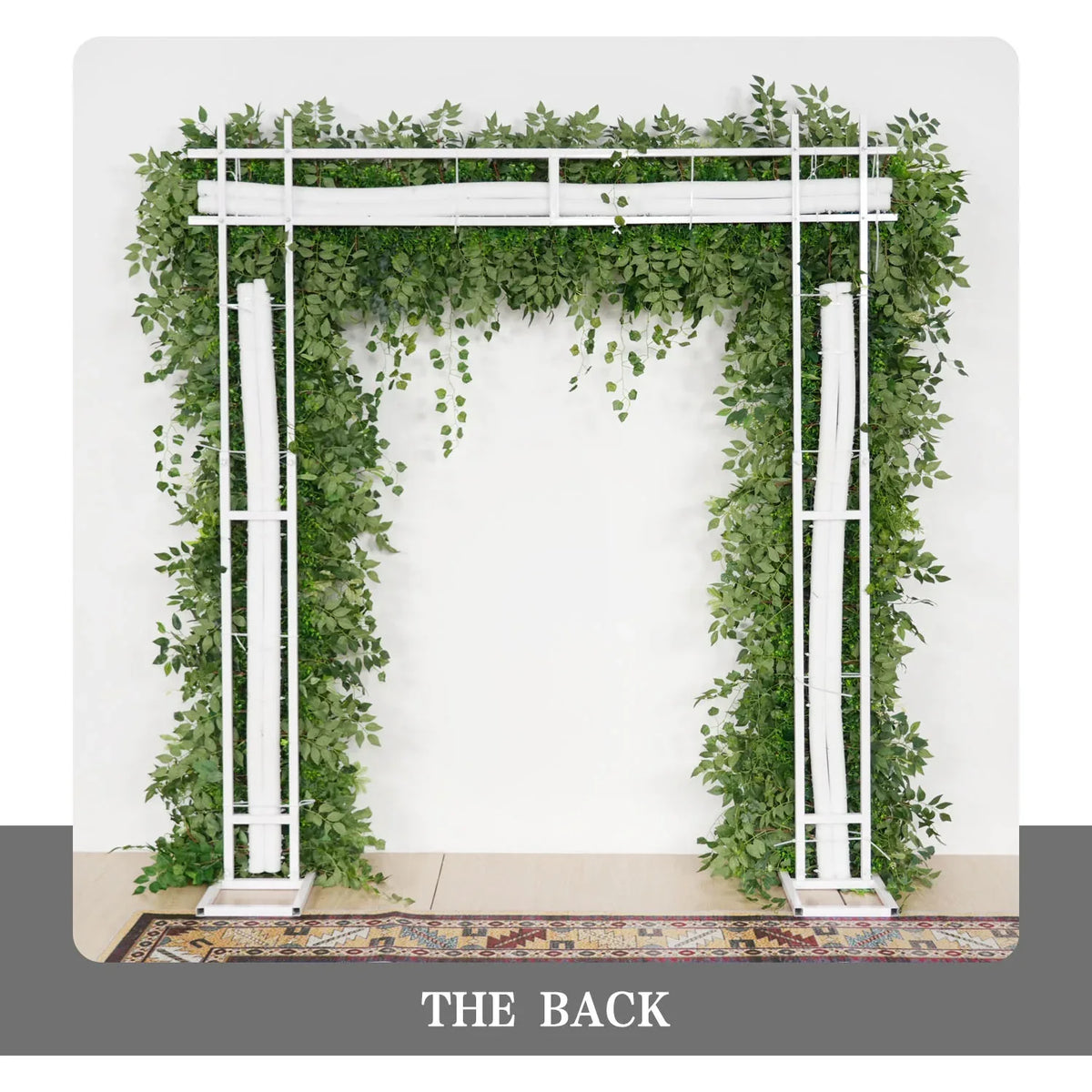 Uflower Green Series Wedding Backdrop Arch Decor Floral Arrangement SET80110 - Uflower