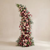 Uflower Rose Rouge Rose Fleur Corne Arche De Mariage Fête Fond Décor SET80229