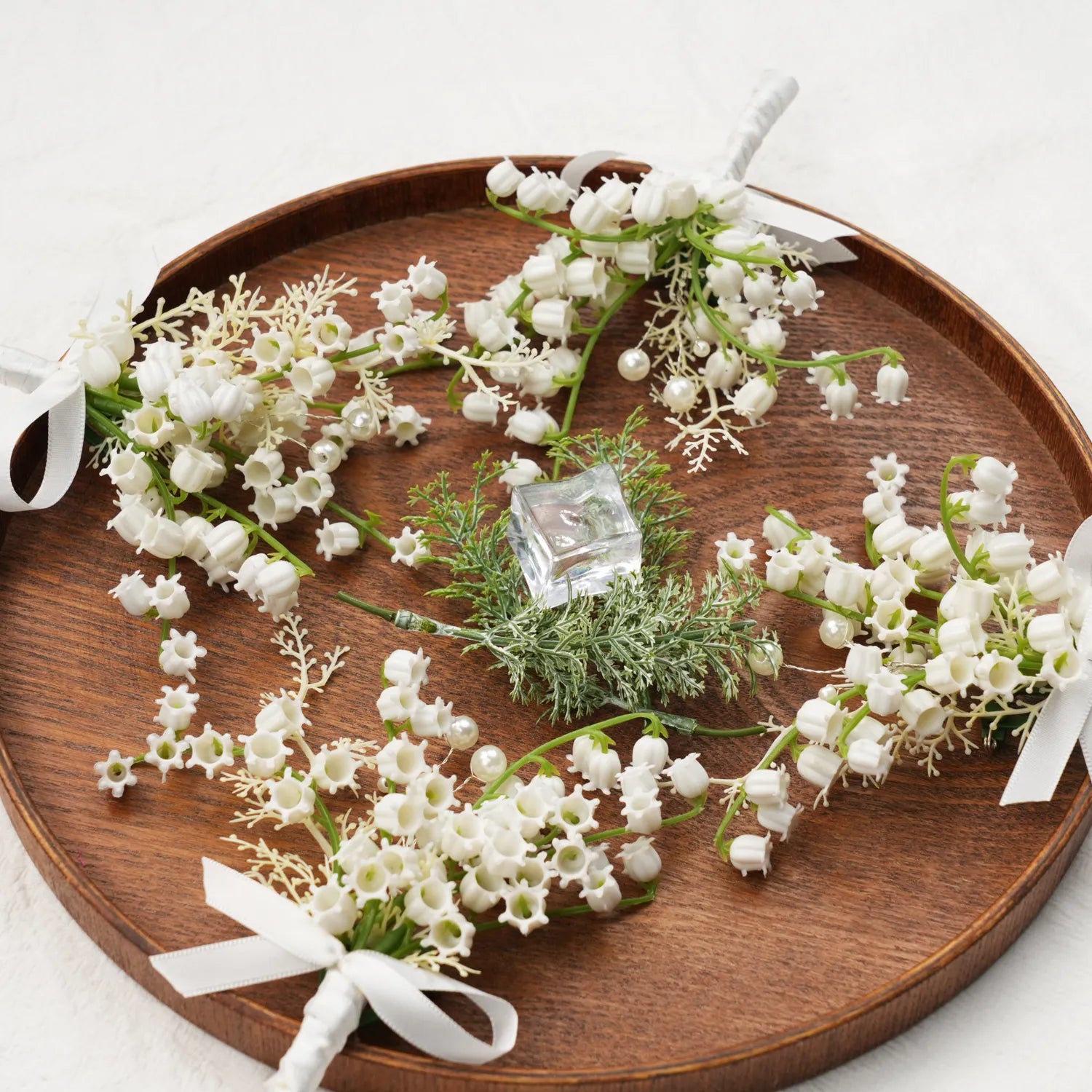 Uflower Boutonnieres in Ivory MG80012-03*6