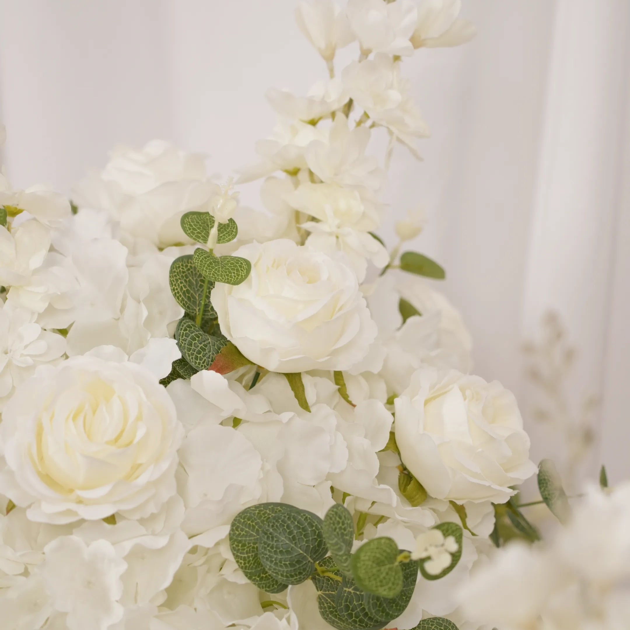 White & Green Table Arrangement Centerpirce Wedding & Party Table Centerpiece