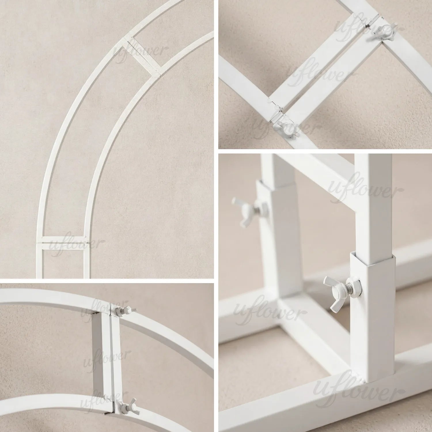 Uflower Arch Stand Wedding Background Event Floral Decor Props  MSD80022-01