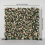 Uflower Purple Yellow Flower Wall Backdrop Wedding Party Decoration SET80161 - Uflower