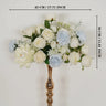 Uflower White Rose Wedding Table Centerpiece Flower Arrangement MD80041-01 - Uflower
