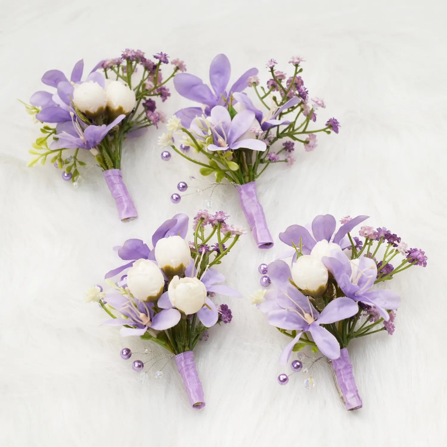 Uflower Boutonnieres in Lilac MG80004-03*6