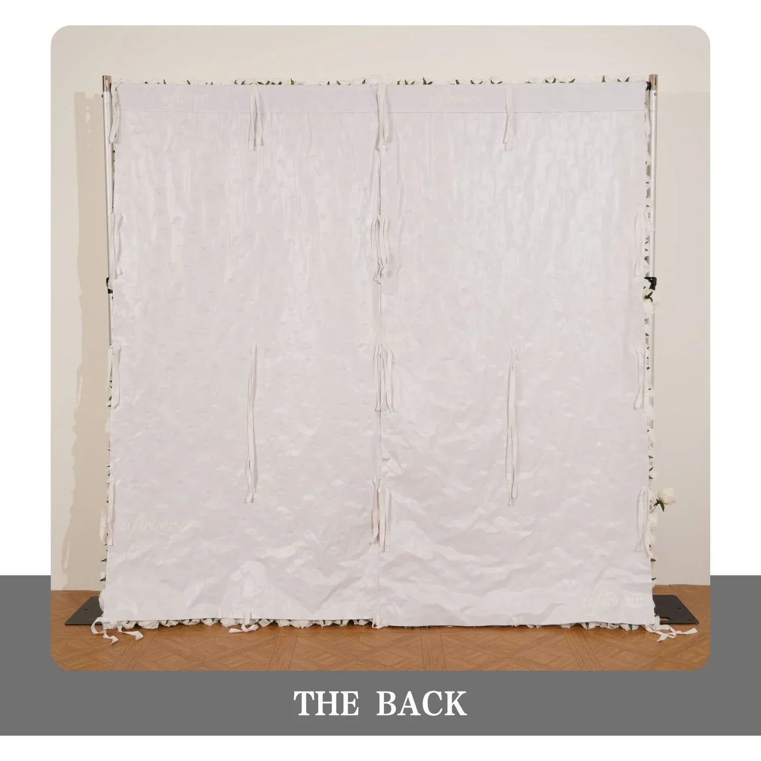 Uflower White Rose Flower Wall Backdrop Wedding Party Decoration SET80187 - Uflower