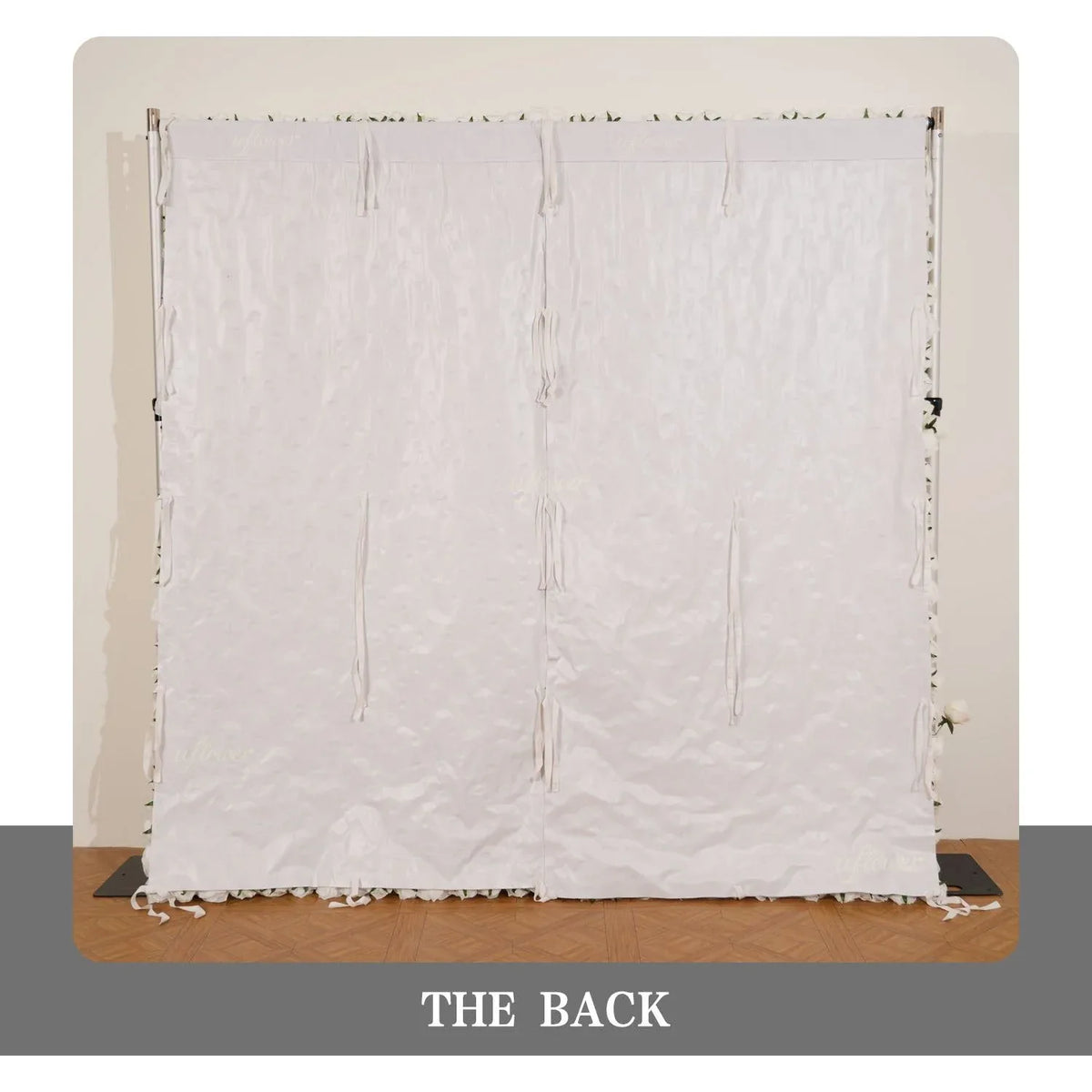 Uflower White Rose Flower Wall Backdrop Wedding Party Decoration SET80187 - Uflower