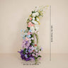 Uflower Purple Horn Arch Wedding Backdrop Party Event Decor Props SET80250-01