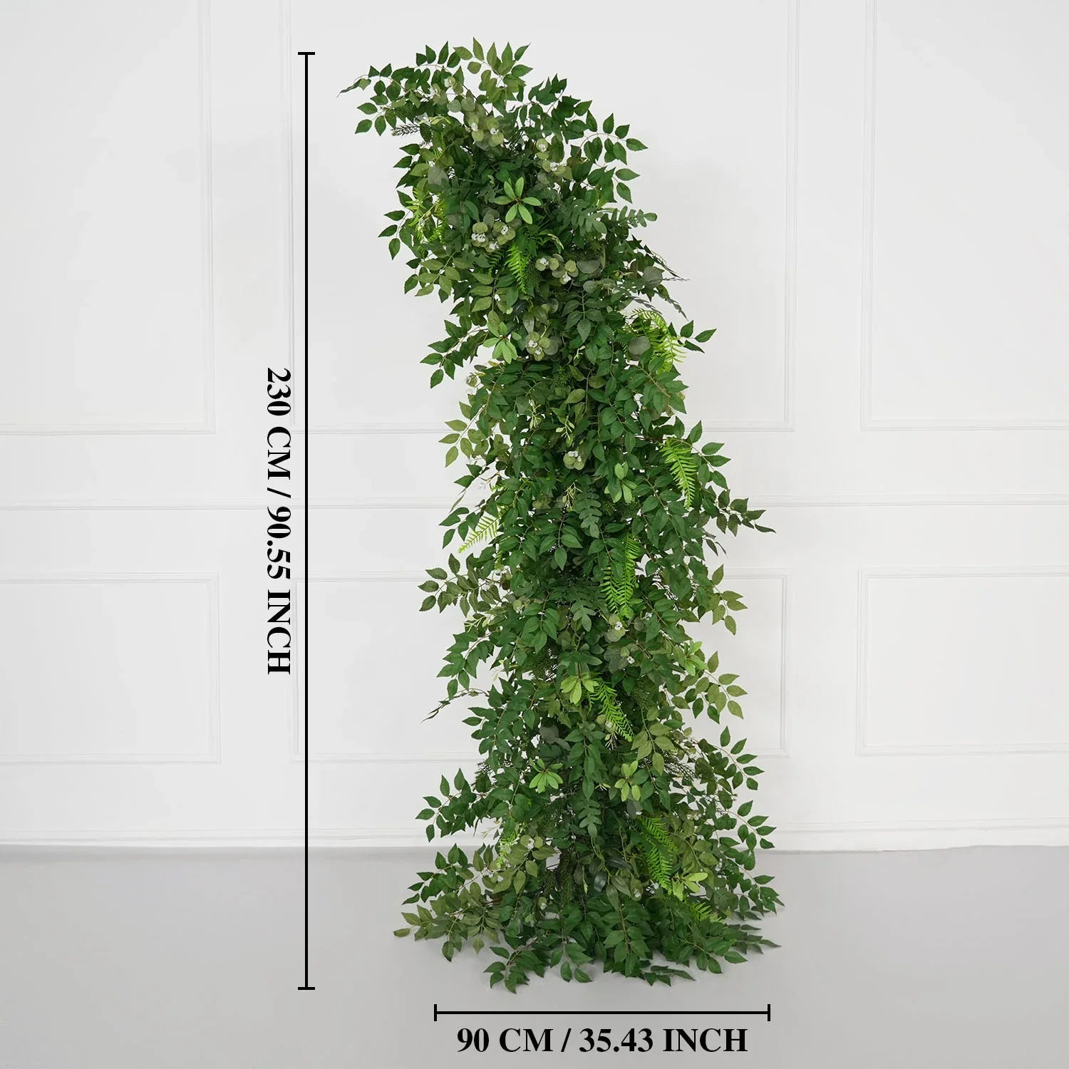 Uflower Green Leaf Horn Arch Wedding Party Backdrop Decor SET80125 - Uflower