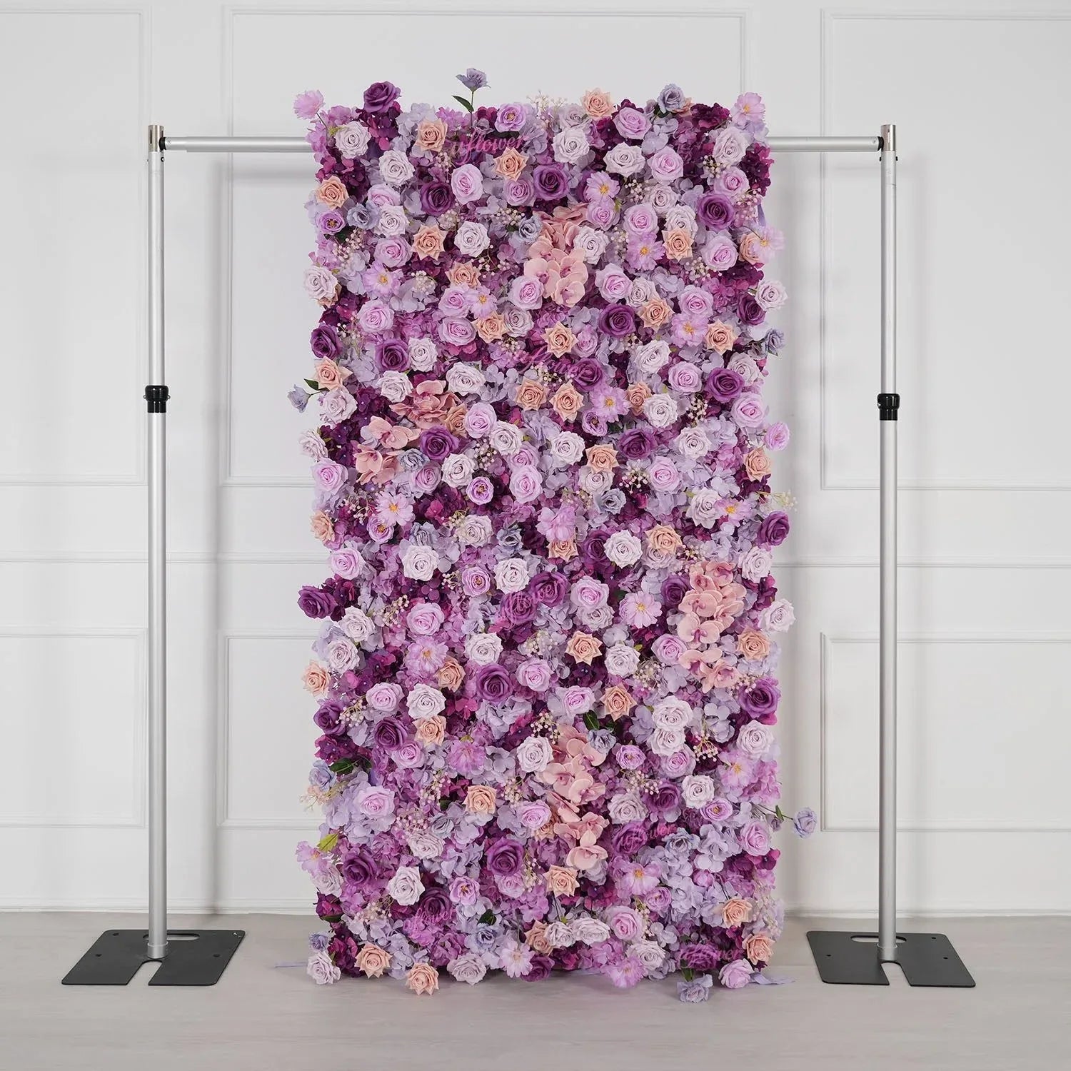 Uflower Purple Rose Flower Wall Backdrop Wedding Party Decoration SET80177 - Uflower