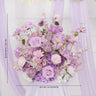 Uflower Artificial Purple Wedding KT Backdrop Flower Arch Decor SET80057 - Uflower