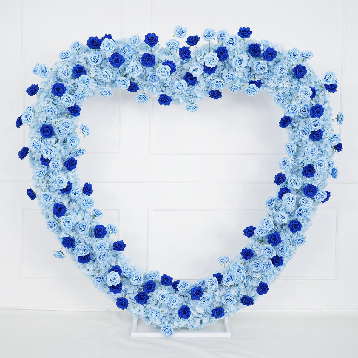 Uflower 2m*2m Blue Rose Heart Arch Wedding Decor SET80034 - Uflower