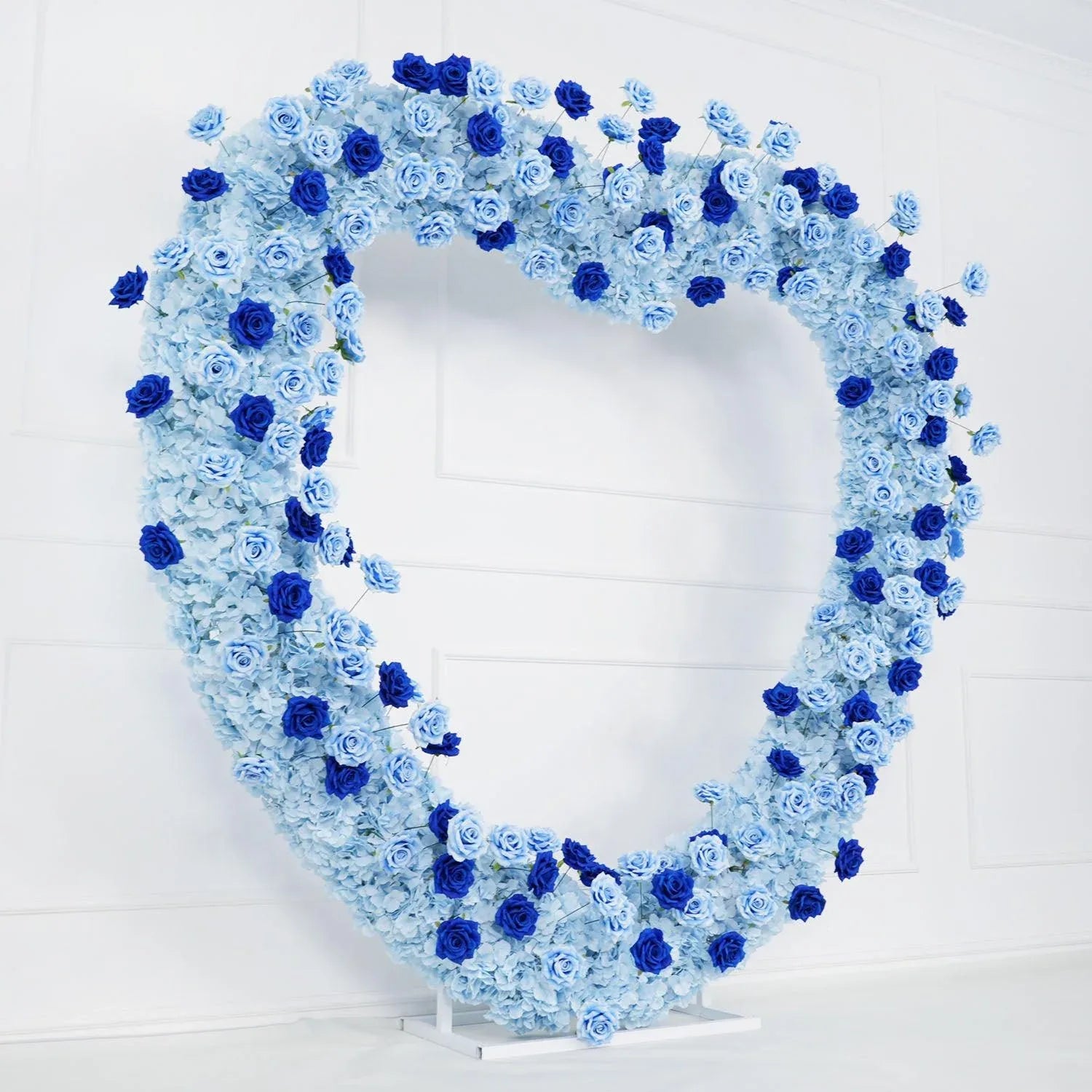 Uflower 2m*2m Blue Rose Heart Arch Wedding Decor SET80034 - Uflower