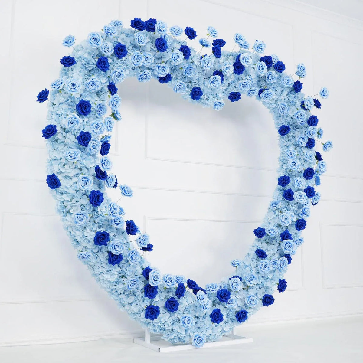 Uflower 2m*2m Blue Rose Heart Arch Wedding Decor SET80034 - Uflower