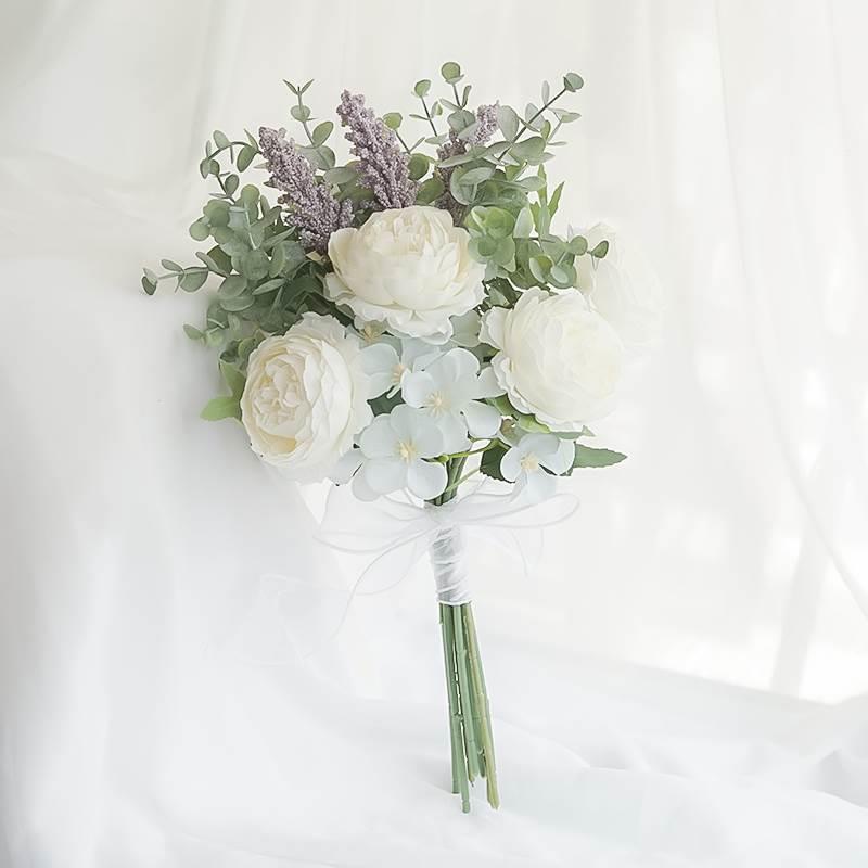 Real Table Flowers Bridal Bridesmaid Wedding Home Photo Fake Flowers - Uflower