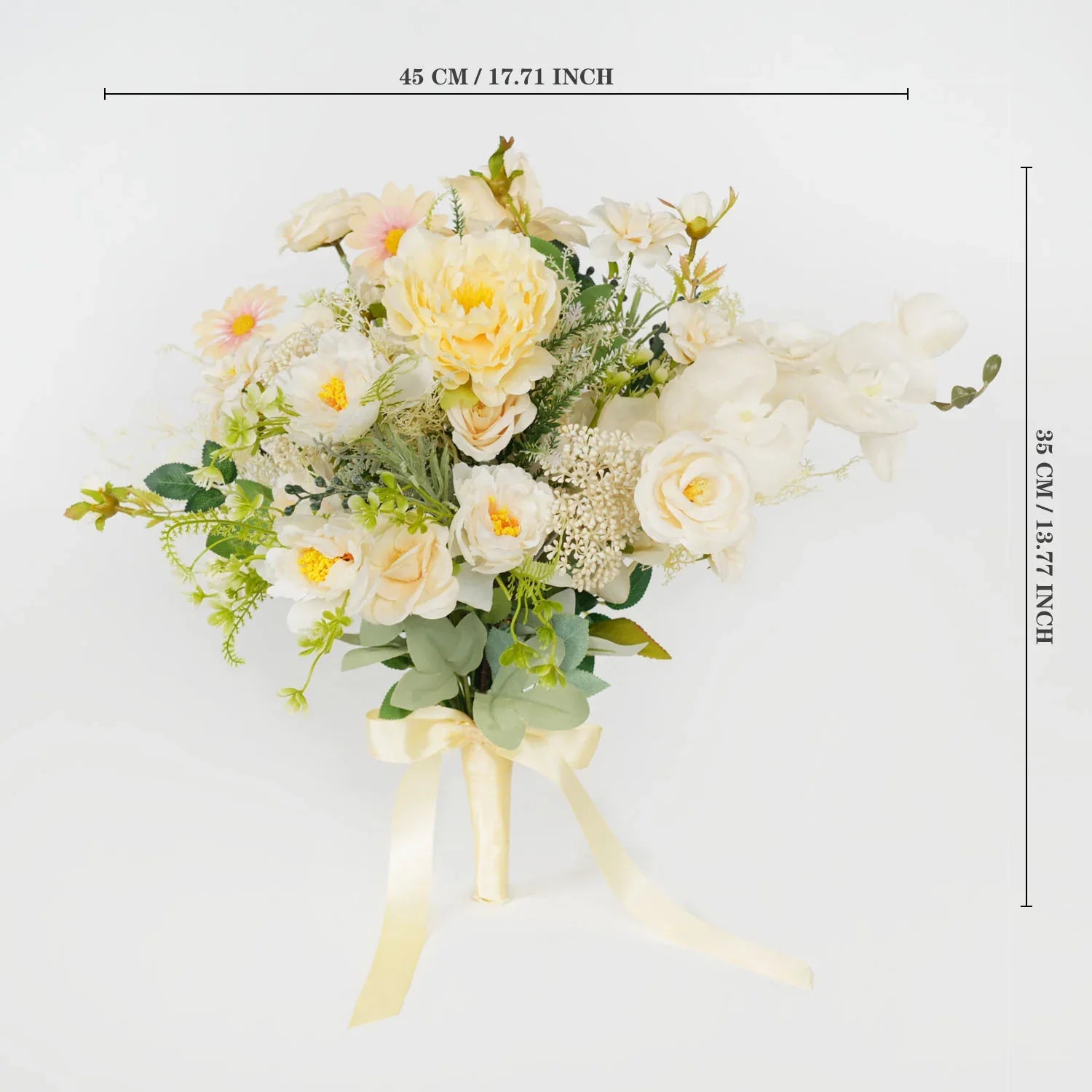 Uflower Champagne bridal bouquets MG80010-01 - Uflower