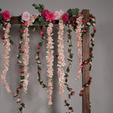 DIY Silk Flower Vines for Wedding & Hanging Decor Flower Kit MJ80007-01