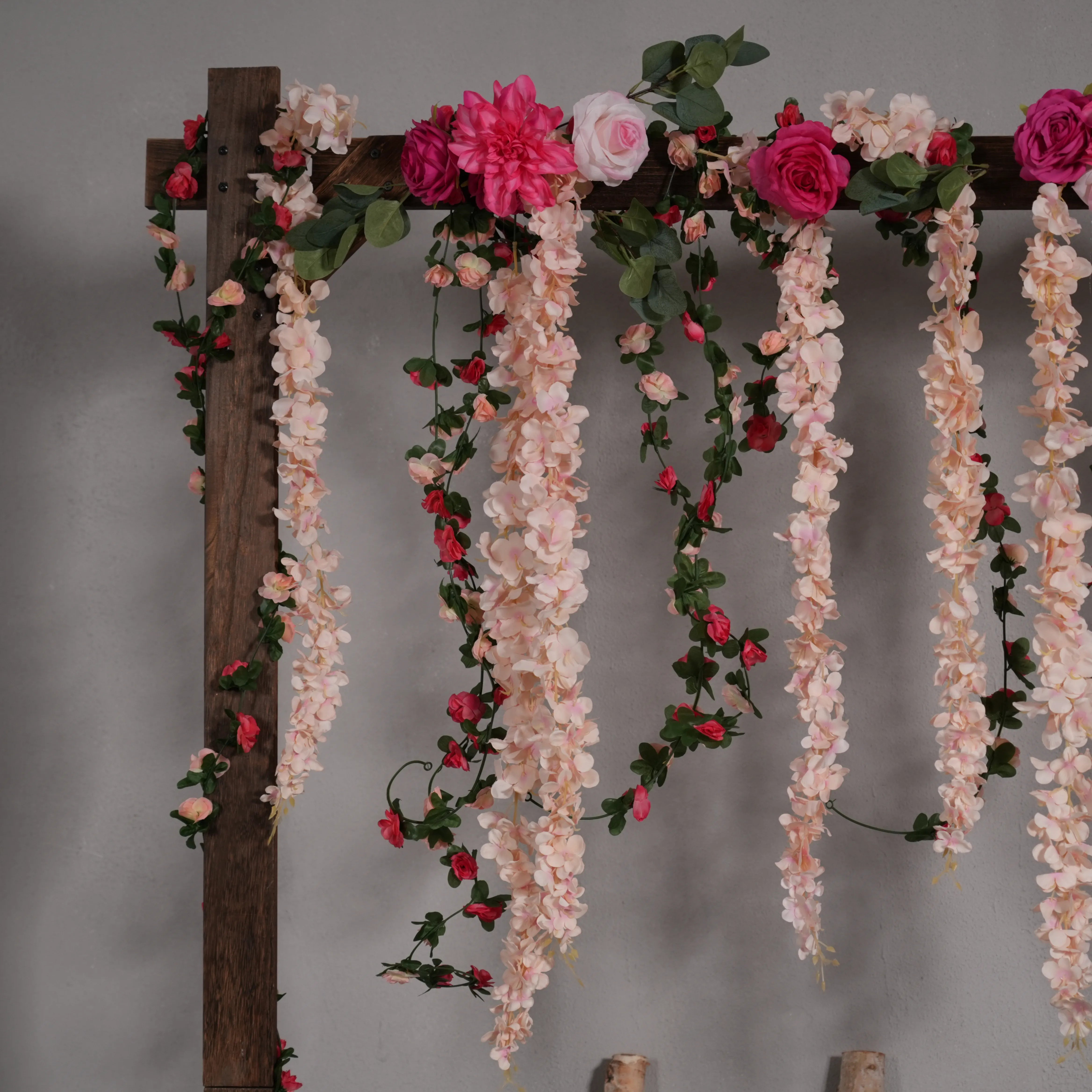 DIY Silk Flower Vines for Wedding & Hanging Decor Flower Kit MJ80007-01