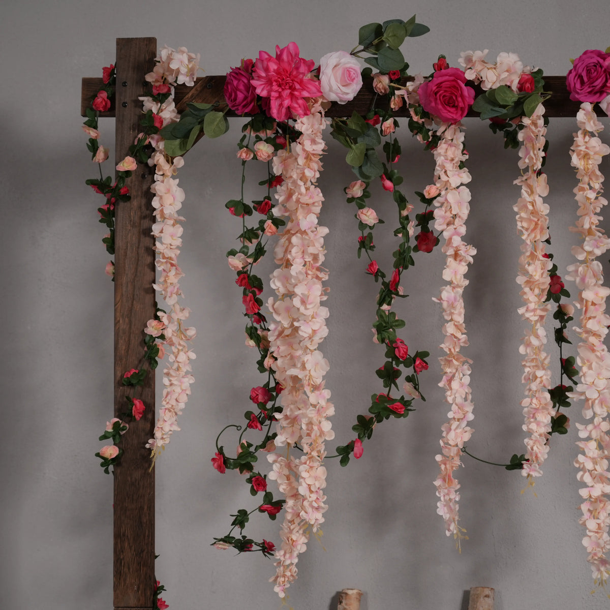 DIY Silk Flower Vines for Wedding & Hanging Decor Flower Kit MJ80007-01