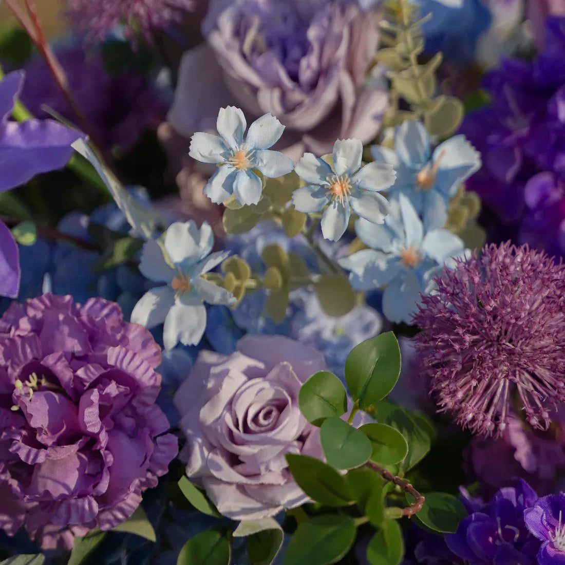 Artificial Purple Flower Wedding Table Centerpiece - Uflower