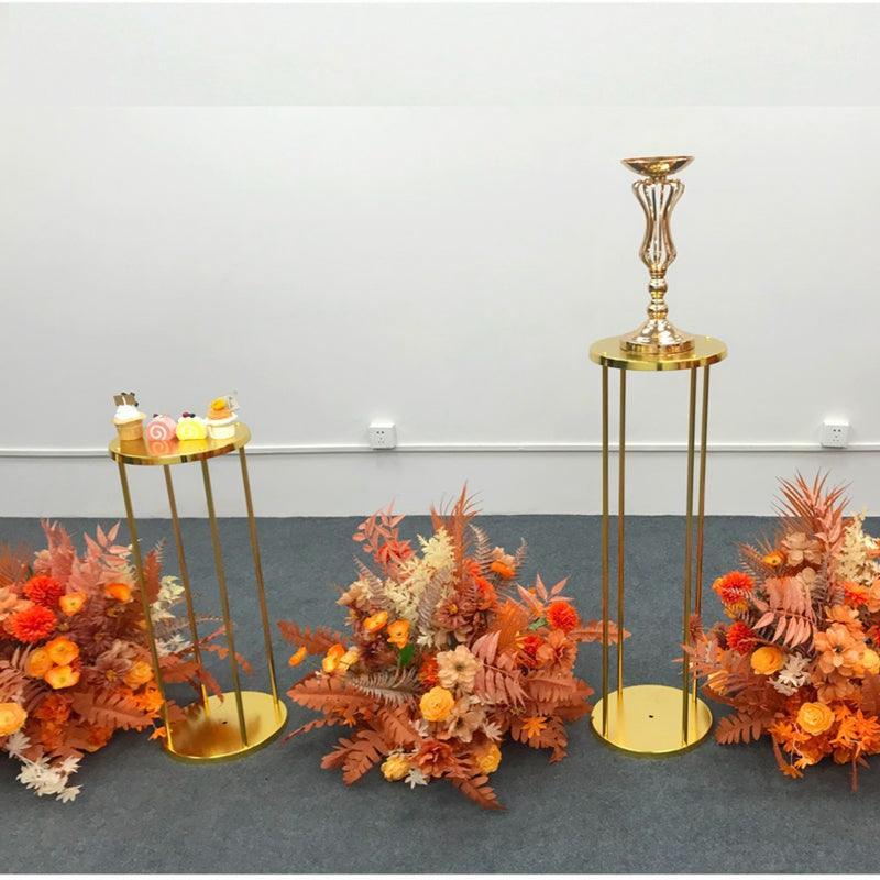 Circular Iron Flower Frame Road Sign Wedding Props - Uflower