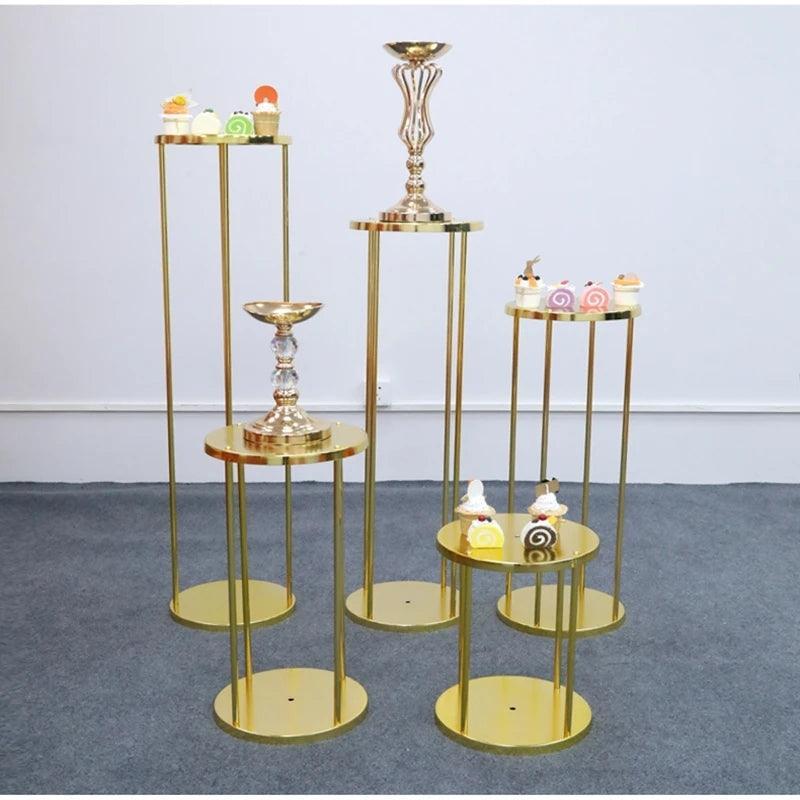 Circular Iron Flower Frame Road Sign Wedding Props - Uflower