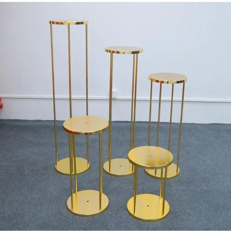 Circular Iron Flower Frame Road Sign Wedding Props - Uflower