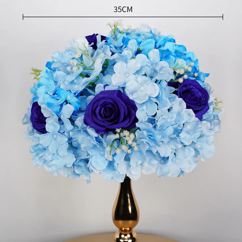 Uflower 35CM Artificial Flower Table Centerpiece Flower Ball Wedding Floral Arrangement MB80002 - Uflower