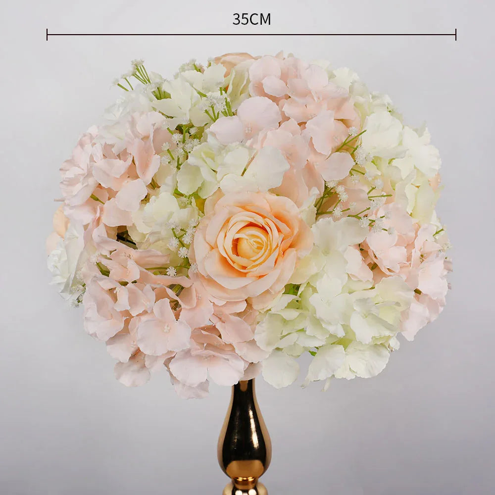Uflower 35CM Artificial Flower Table Centerpiece Flower Ball Wedding Floral Arrangement MB80002 - Uflower