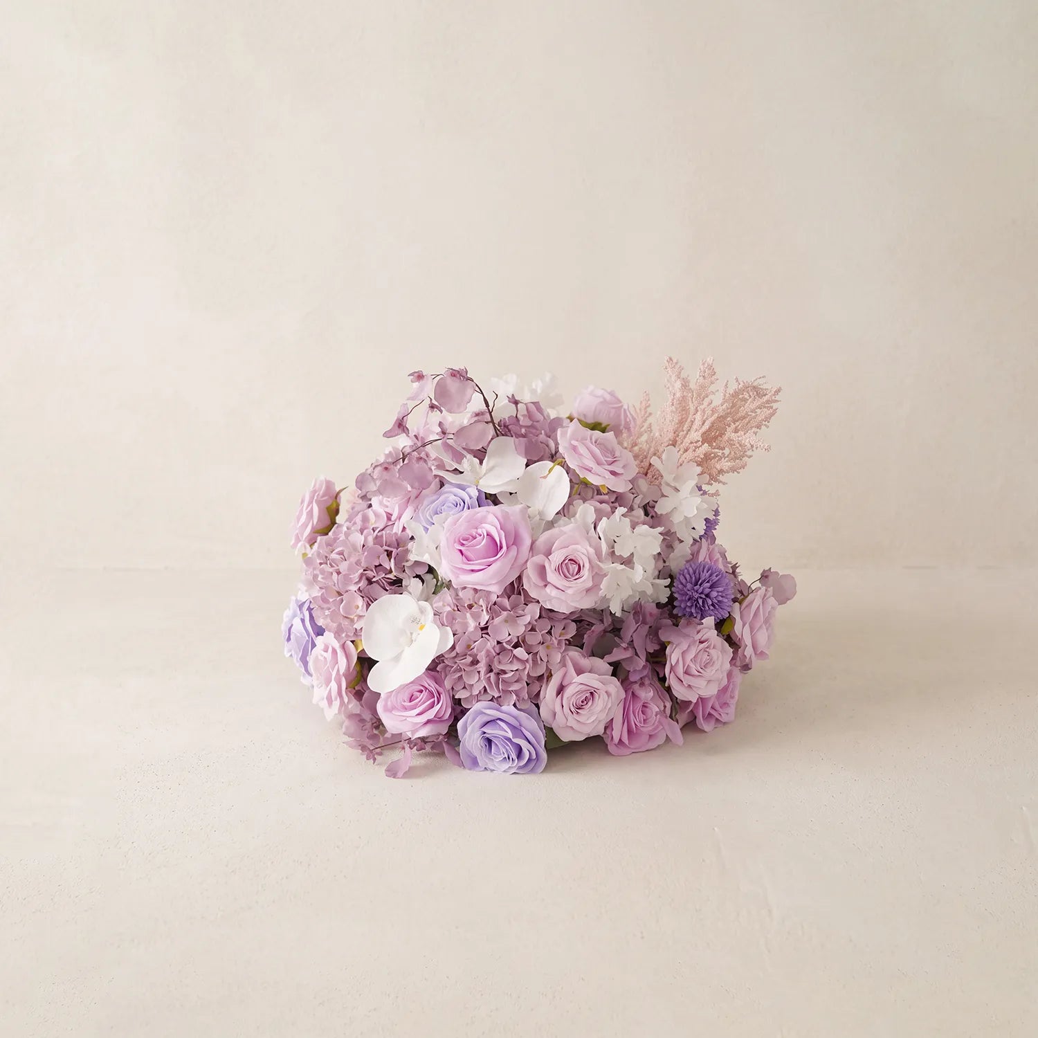 Uflower Taro Purple Wedding Decorations | One-Stop Wedding Styling with Arch, Bridal Bouquet, Chair Flowers & Floral Rows