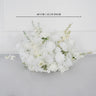 Uflower Artificial White Rose Flower Arrangement Wedding Backdrop Decor Props SET80052-01 - Uflower