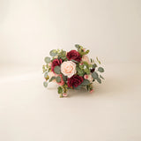 Uflower Red Wedding Decor Set | Horn Arch,Table Centerpiece &Table Runner |Multiple Sizes, One-Stop Styling