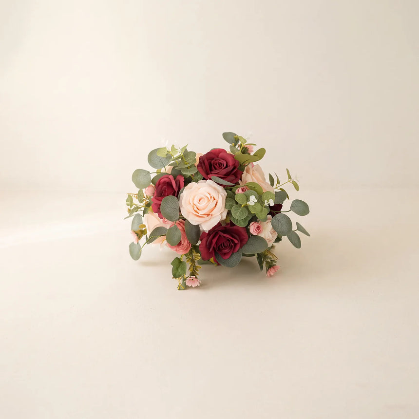 Uflower Red Wedding Decor Set | Horn Arch,Table Centerpiece &Table Runner |Multiple Sizes, One-Stop Styling