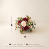 Uflower Red Wedding Decor Set | Horn Arch,Table Centerpiece &Table Runner |Multiple Sizes, One-Stop Styling