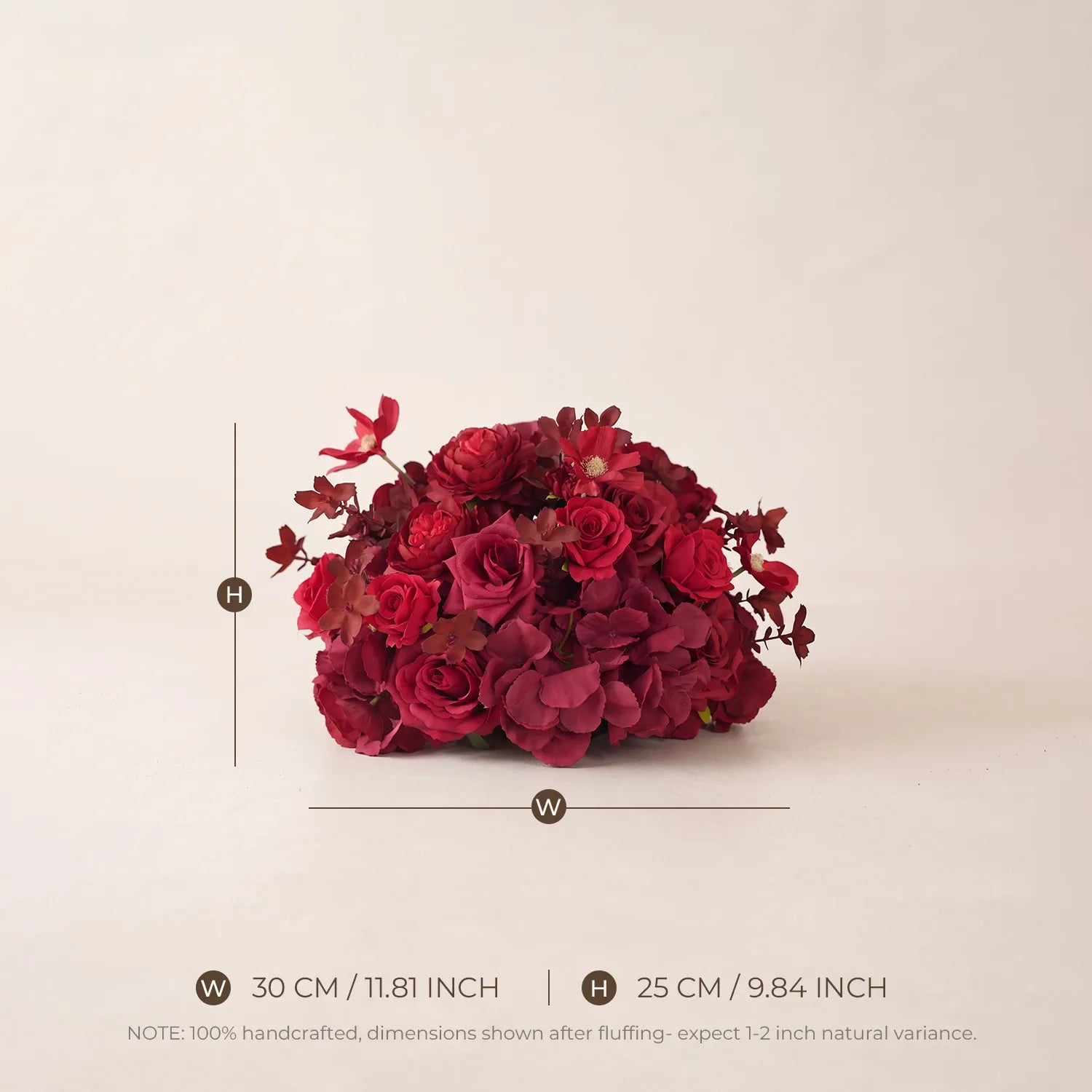 Uflower Red Wedding  Decoration | One-Stop Styling with Table Runner & Centerpiece