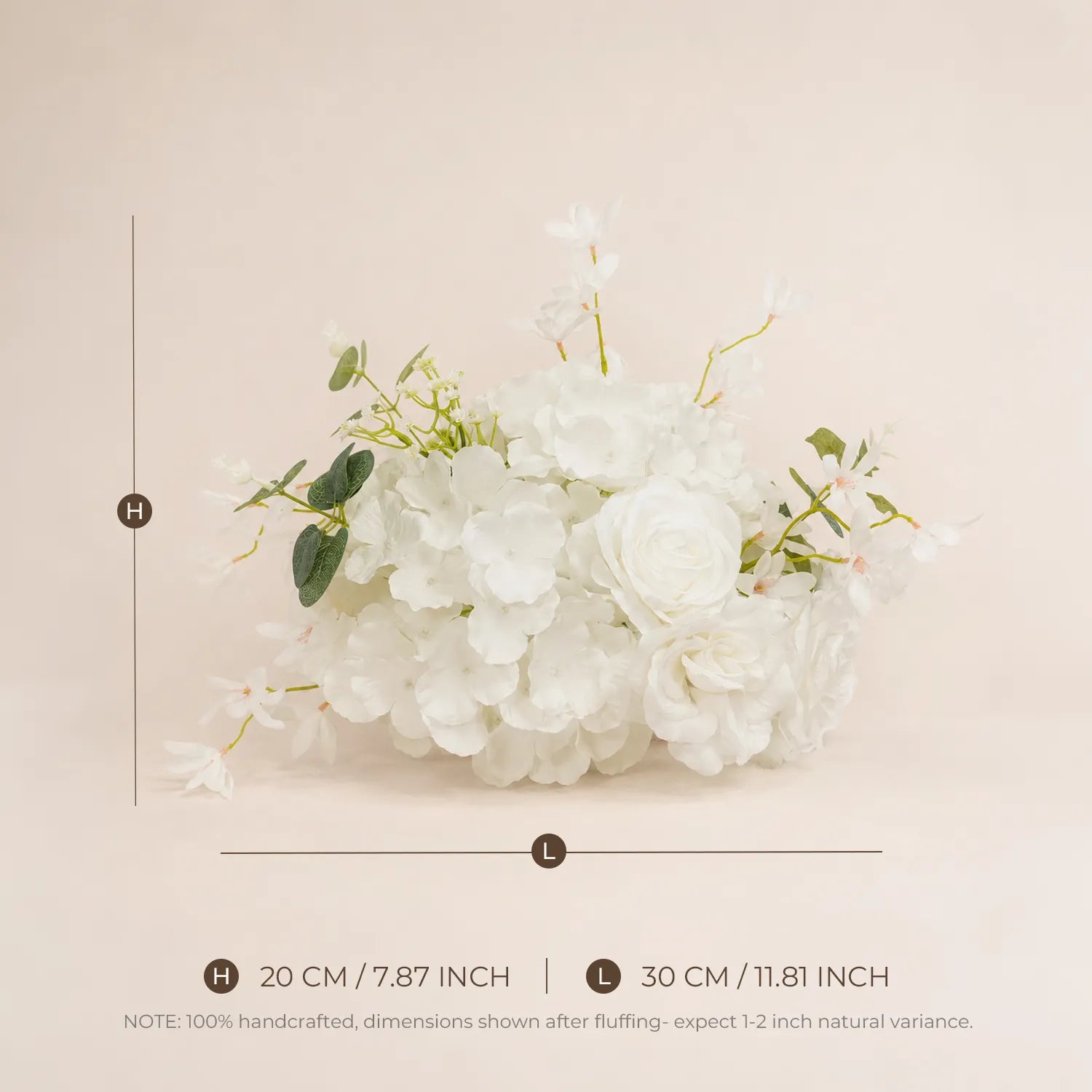 Elegant Wedding Floral Decor – Ground Flowers, Centerpieces & Welcome Sign