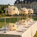 Uflower Rose Table Centerpieces Floral Ball Wedding Decor Flower Arrangement MB80098