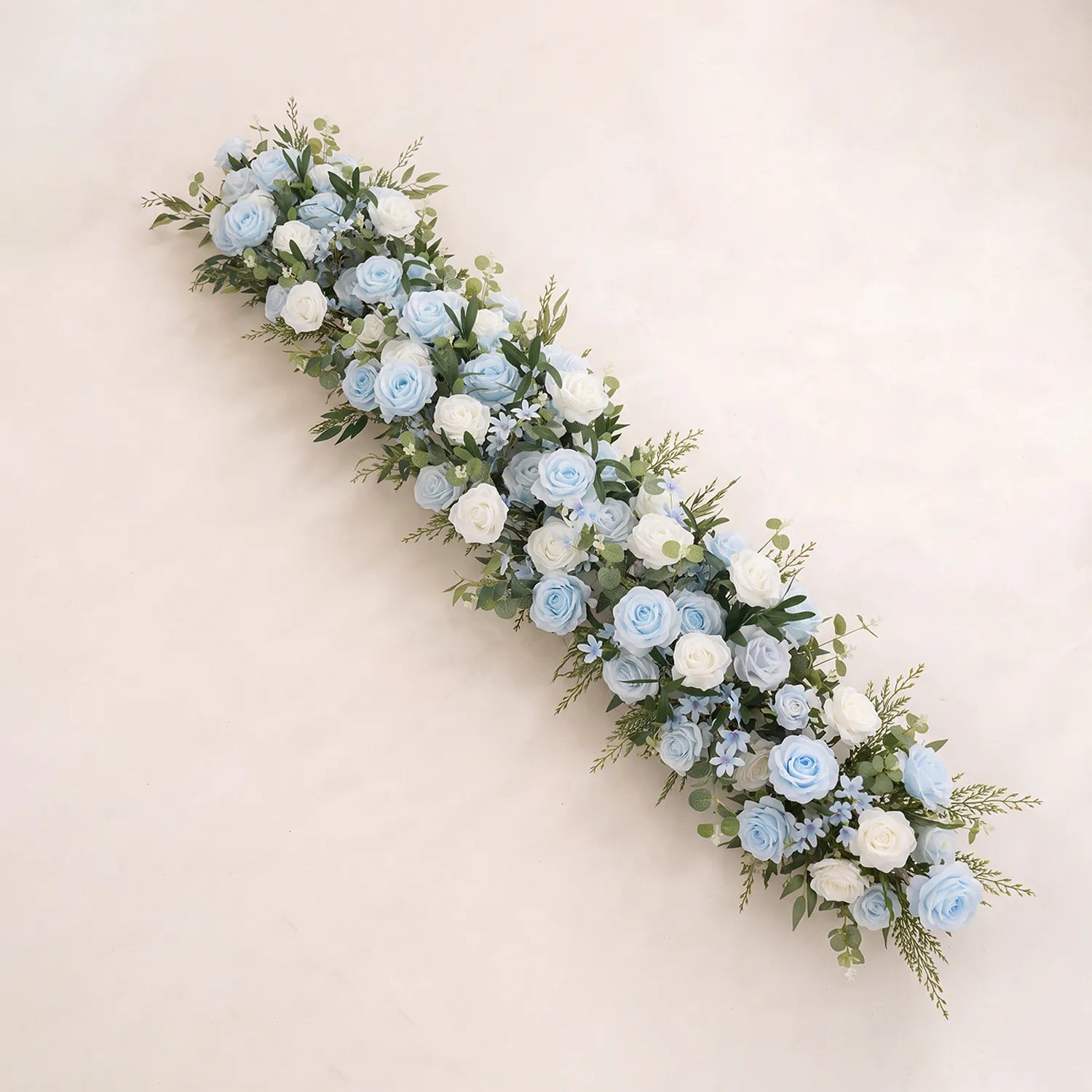 Uflower Romantic Blue Wedding Decor One-Stop Styling | Bridal Bouquet, Boutonnieres, Table Flowers